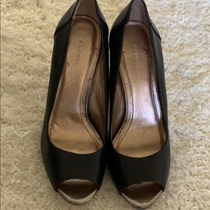 BCBGeneration black platform heels